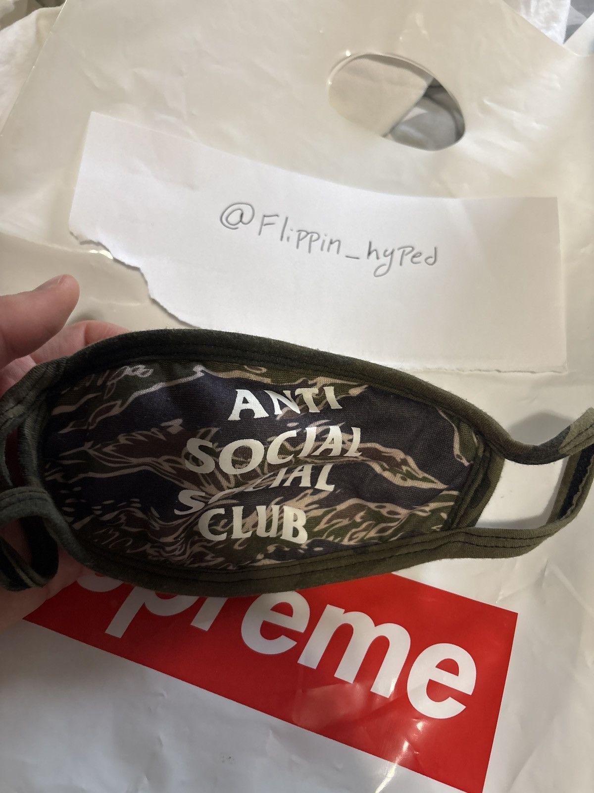 Anti Social Social Club Anti social social club mask Size ONE SIZE - 2 Thumbnail
