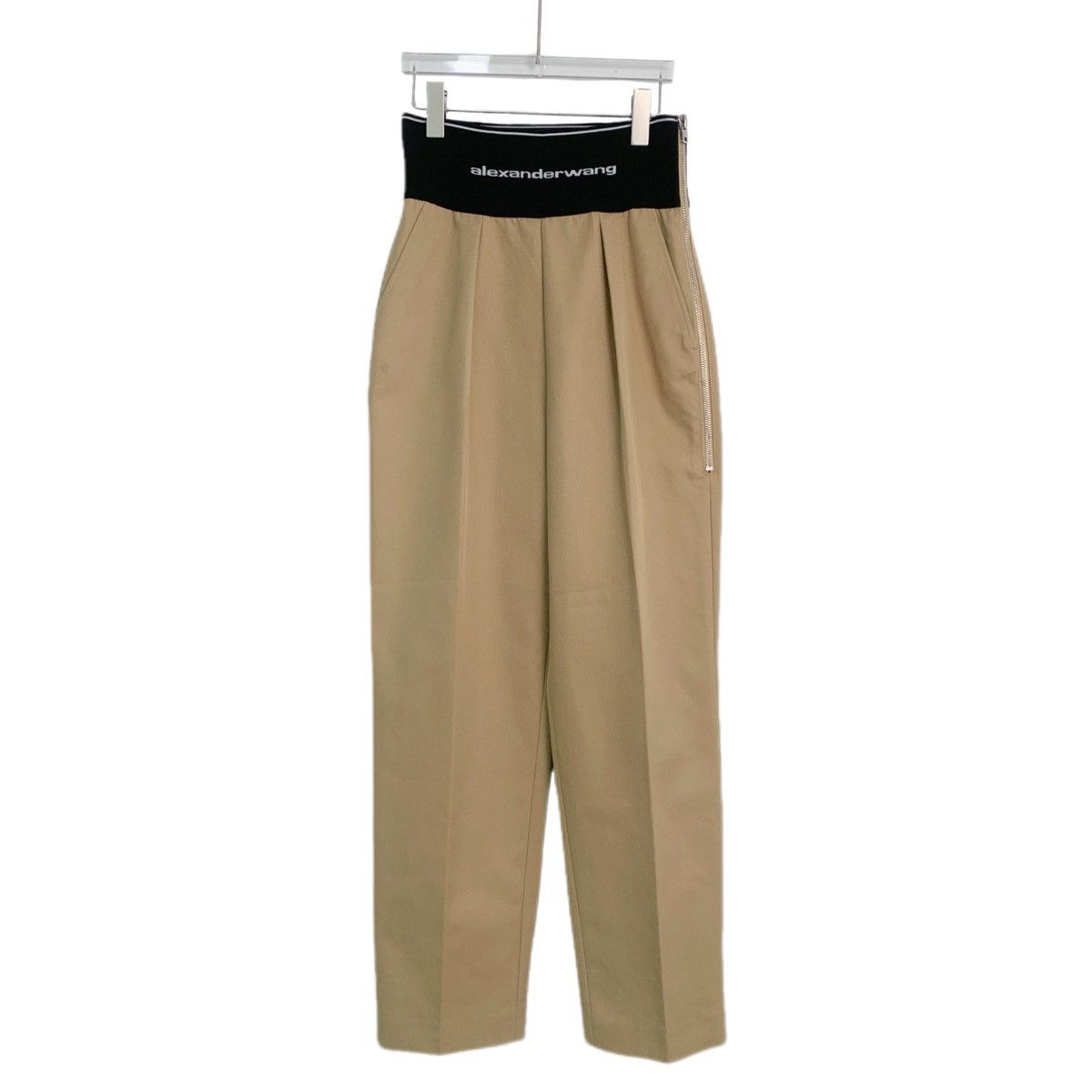 Alexander Wang Alexander Wang High-waisted Carrot Casual Pants K26WX Size 24" / US 00 / IT 34 - 1 Thumbnail
