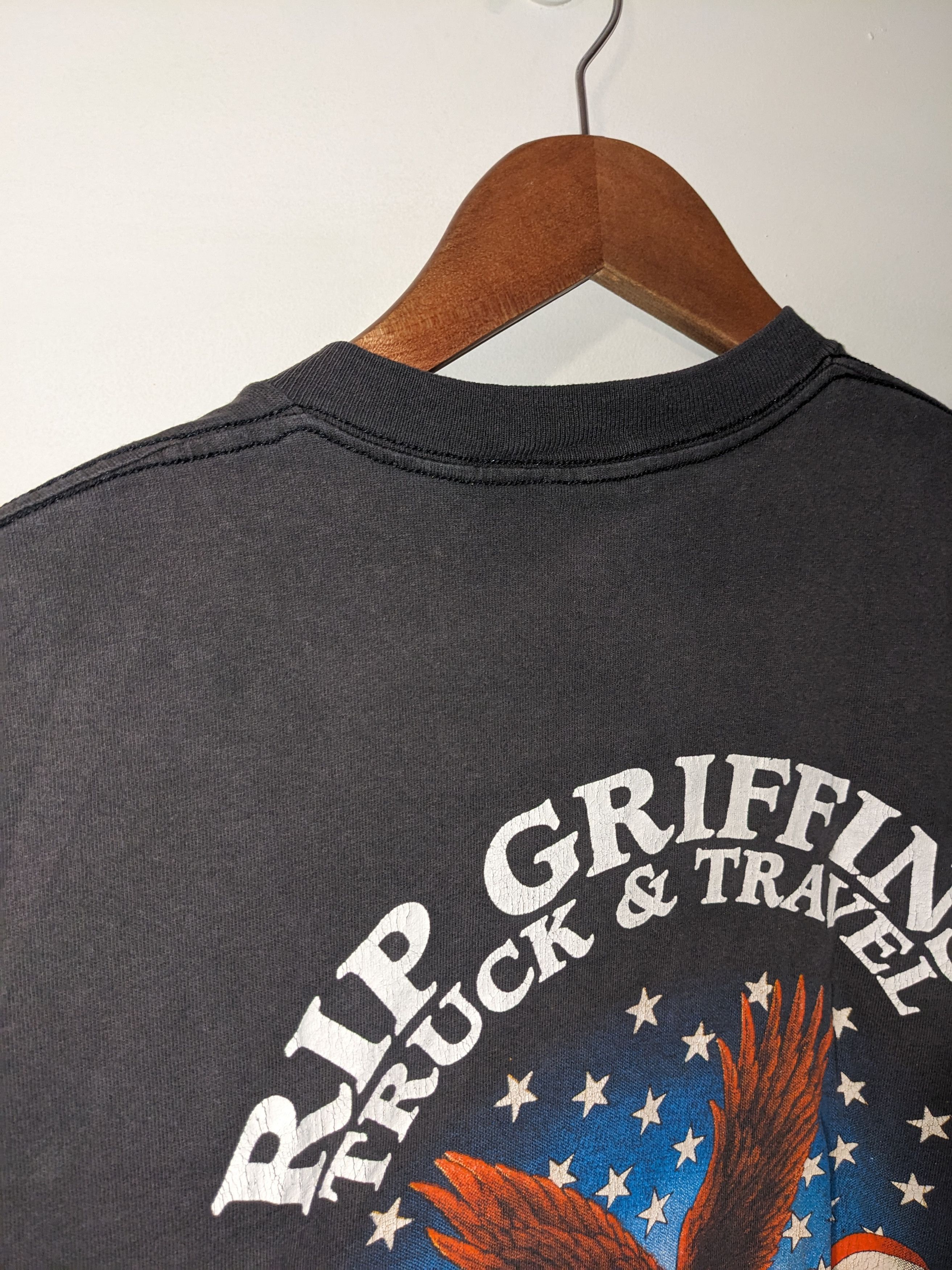 Harley Davidson × Vintage Vintage 90s OX Head Follow the Wind Harley Davidson T-Shirt Size US L / EU 52-54 / 3 - 9 Thumbnail