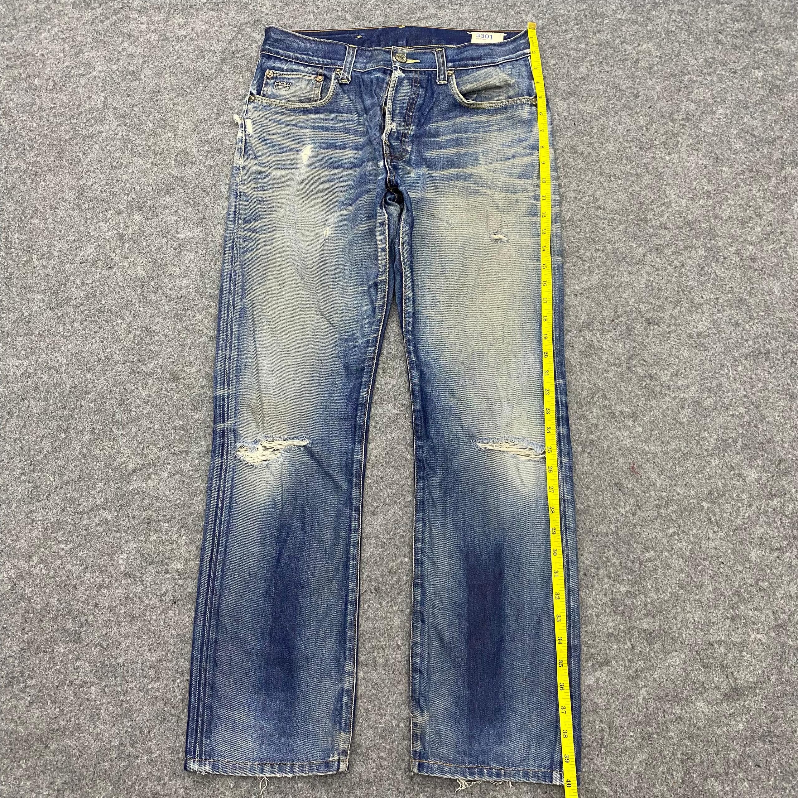 G-Star 💥Best Offer💥Vintage G Star Raw Denim Jeans Size US 32 / EU 48 - 2 Thumbnail