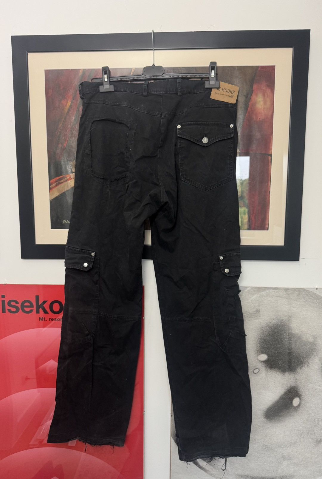 Puma Puma Neil Barrett Cargo Rips Distressed Wide Leg Pant Collab Size US 36 / EU 52 - 2 Thumbnail