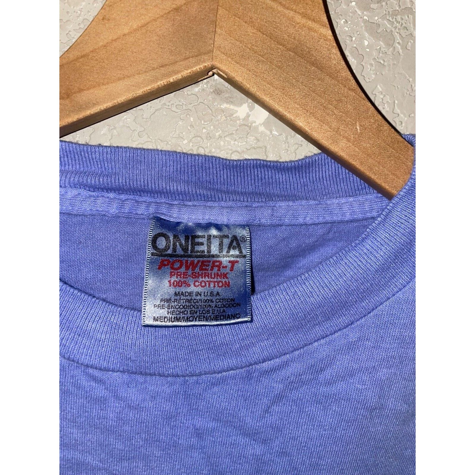 Vintage Vintage Fiesta Shirt TX Texas Oneita Blue Tee 90s 90s Medium Size US M / EU 48-50 / 2 - 7 Thumbnail