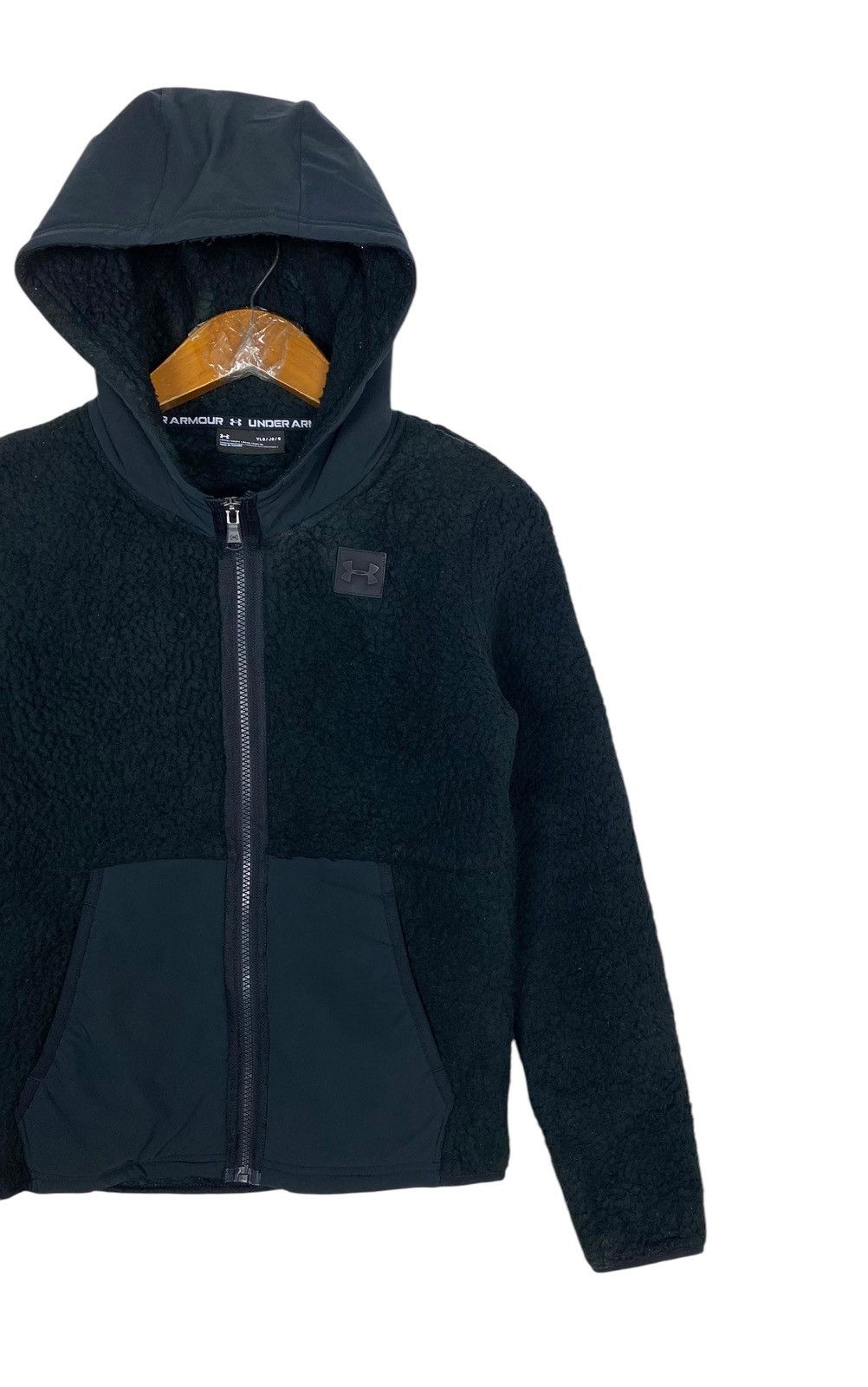 Under Armour Rare‼️ Under Armour Deep Pile Hoodie Small Logo Size XS / US 0-2 / IT 36-38 - 3 Thumbnail