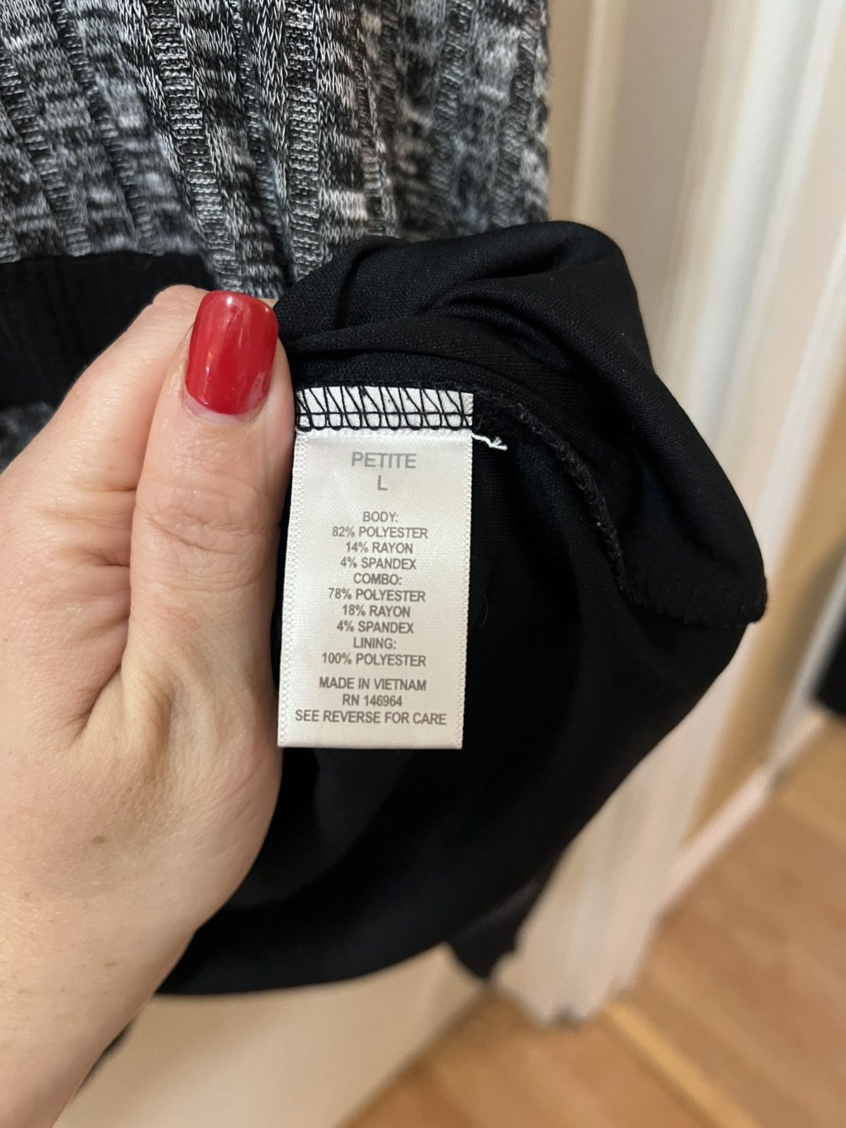Other Westport 1962 black and grey dress size large Size L / US 10 / IT 46 - 4 Thumbnail
