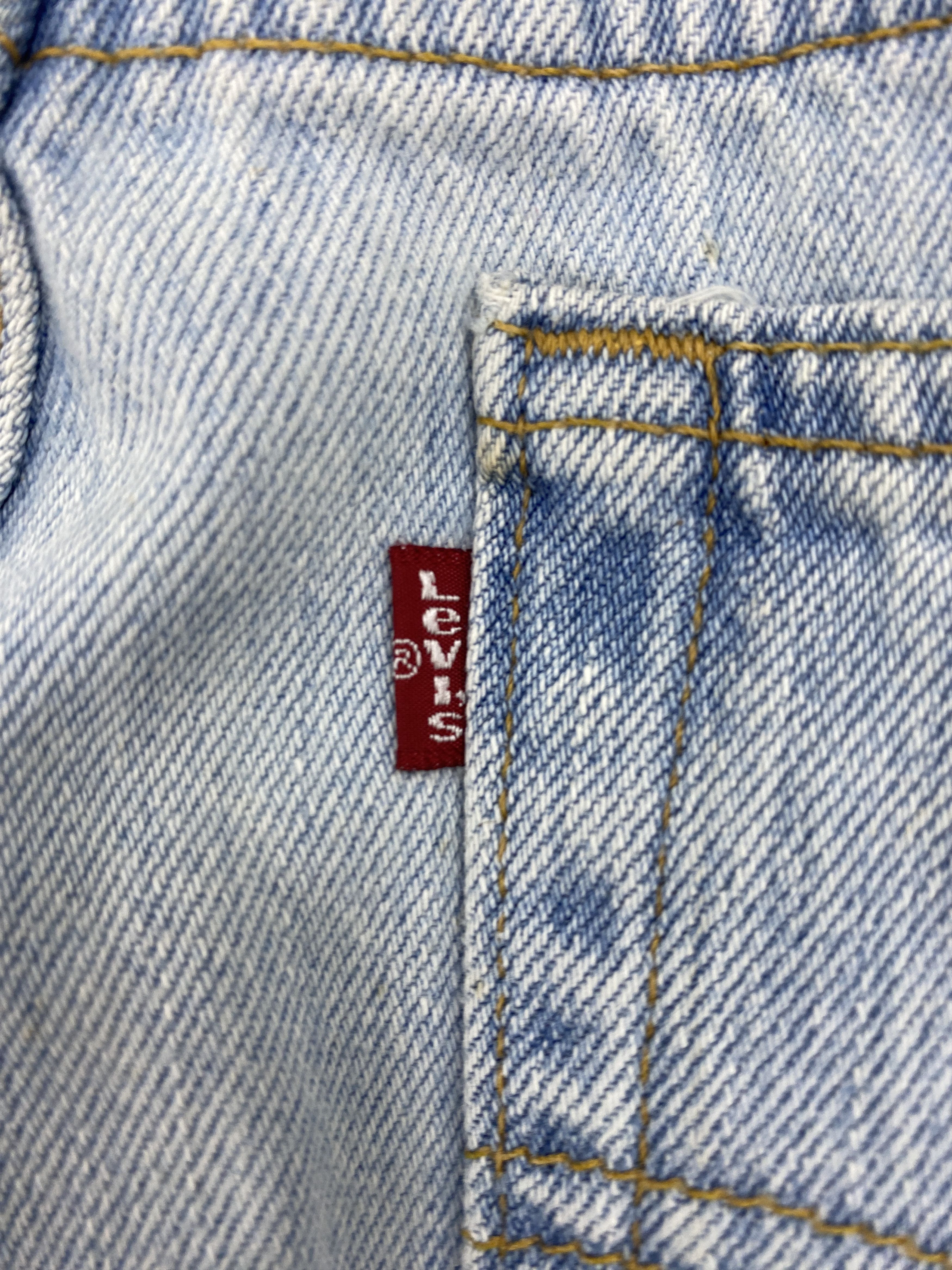 Levi's × Vintage Light Blue Vintage 90s Levis 577 Jeans Size US 32 / EU 48 - 7 Thumbnail