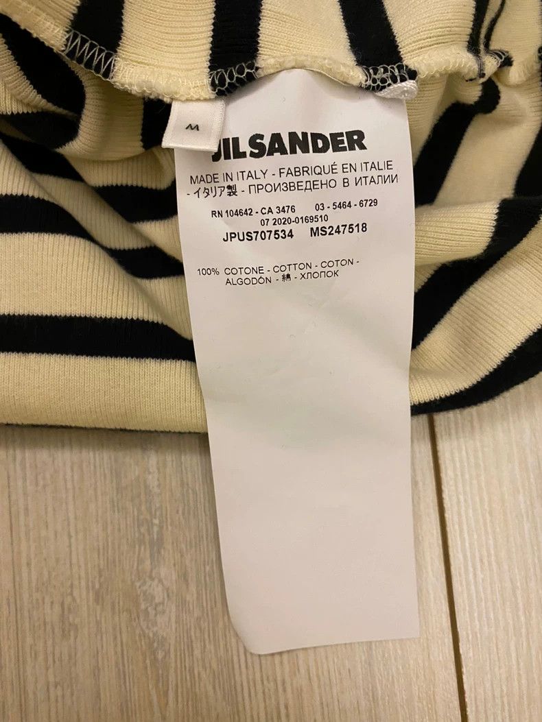 Jil Sander Jil Sander Striped men's T-shirt Size US M / EU 48-50 / 2 - 7 Thumbnail