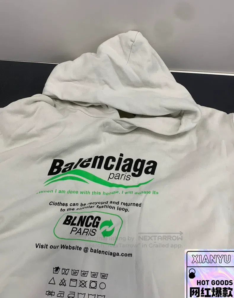 Balenciaga Balenciaga Long Sweatshirt Size US XS / EU 42 / 0 - 1 Thumbnail