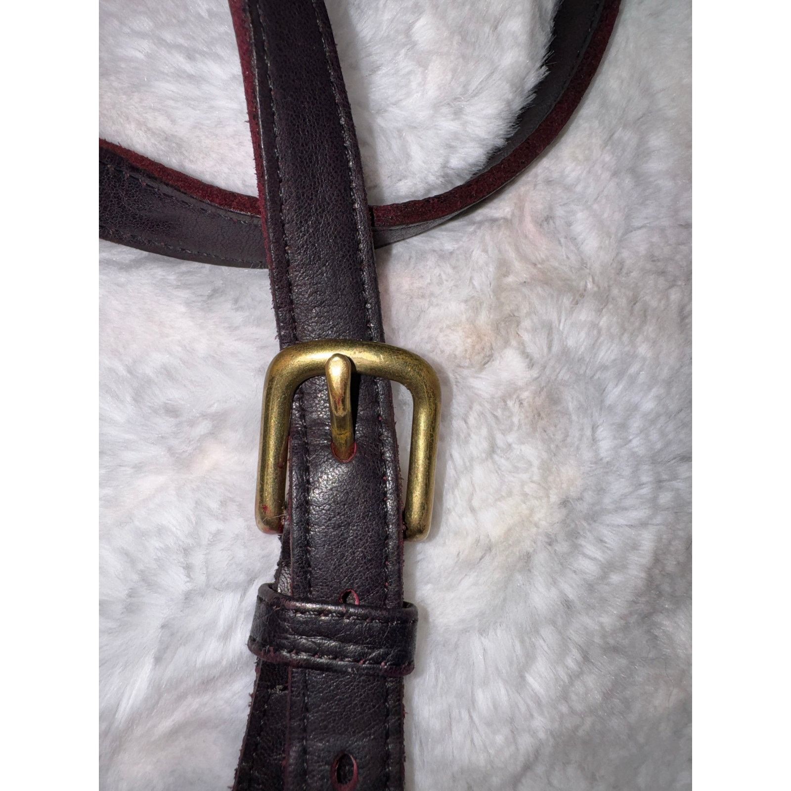 Coach Vintage Restored Brighton Oxblood Leather Crossbody Bag Size ONE SIZE - 3 Thumbnail