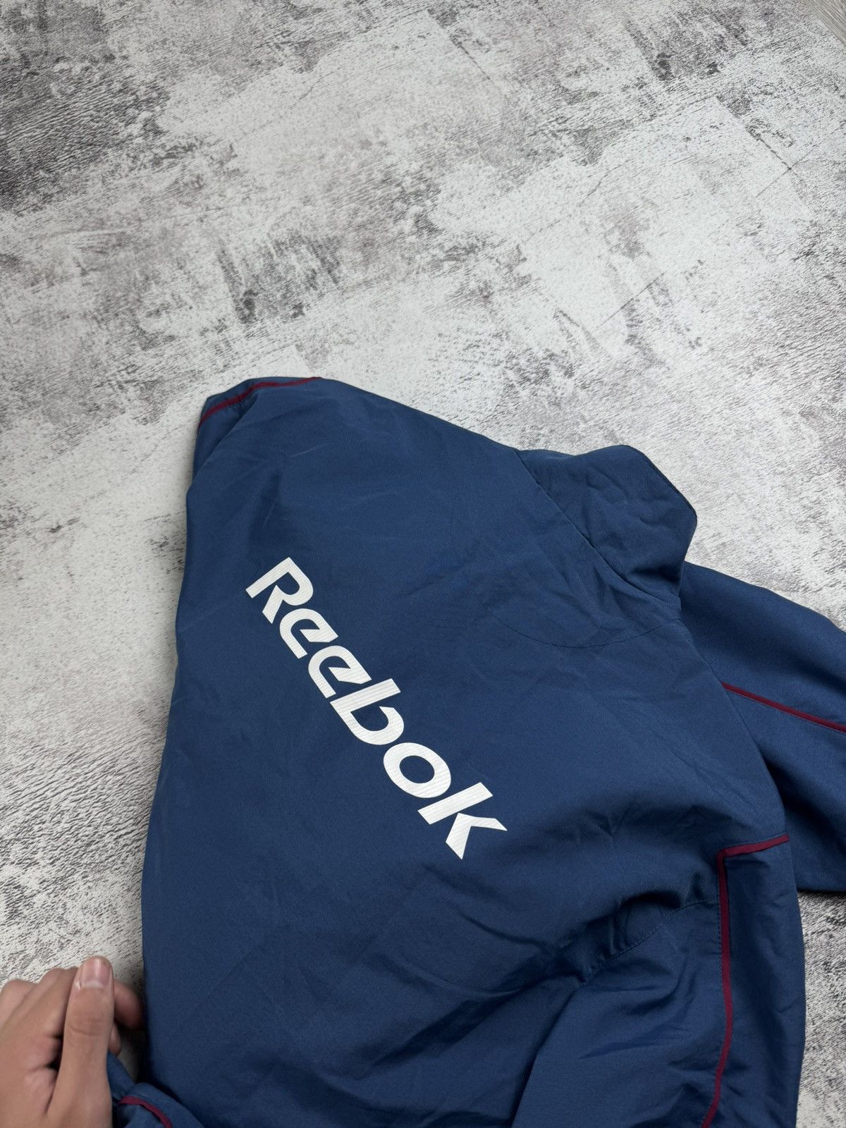Reebok West Ham 2005 2007 Football Soccer Light Track Suit Pants Jacket Windbreaker Size US S / EU 44-46 / 1 - 17 Thumbnail