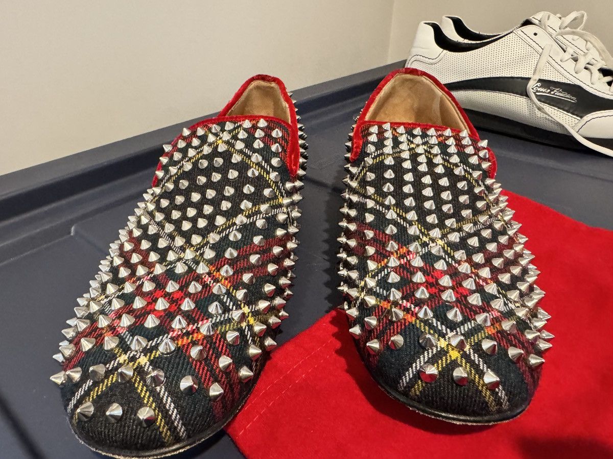 Christian Louboutin LOUBOUTIN MENS SPIKE LOAFERS Size US 13 / EU 46 - 7 Thumbnail