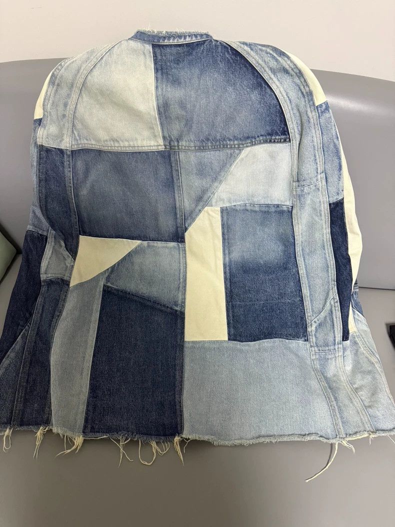 Saint Laurent Paris Saint laurent paris Denim Patchwork Cape 2506-Nextarrow Size US S / EU 44-46 / 1 - 2 Thumbnail