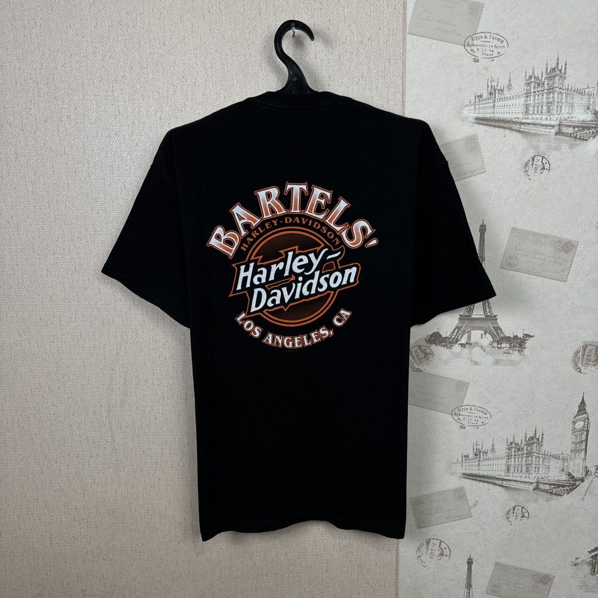 Other Vintage Harley Davidson T shirt Fire Wolf Los Angeles XL Size US XL / EU 56 / 4 - 2 Thumbnail