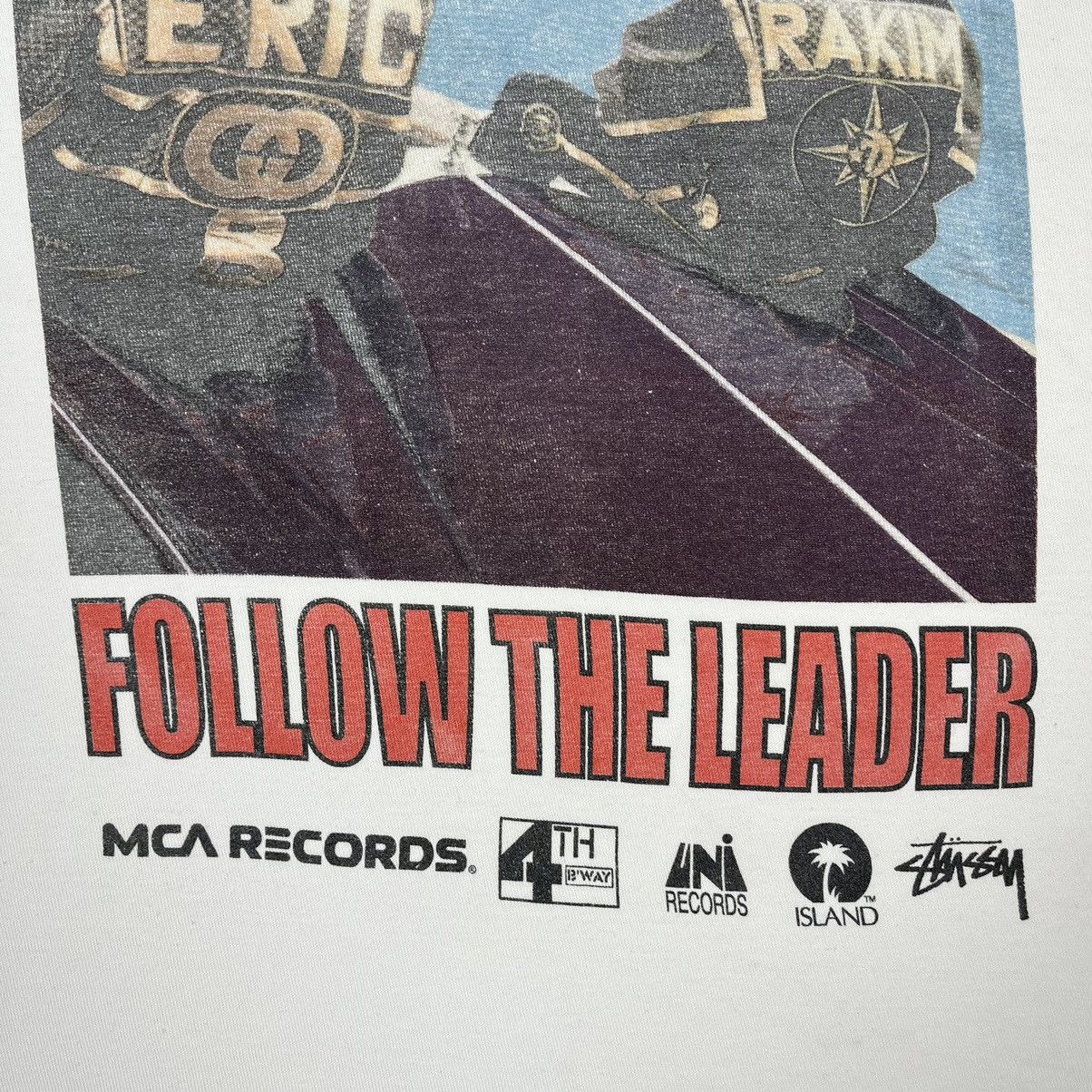 Stussy Stussy Eric B. & Rakim follow the leader big logo tee Size US L / EU 52-54 / 3 - 8 Thumbnail