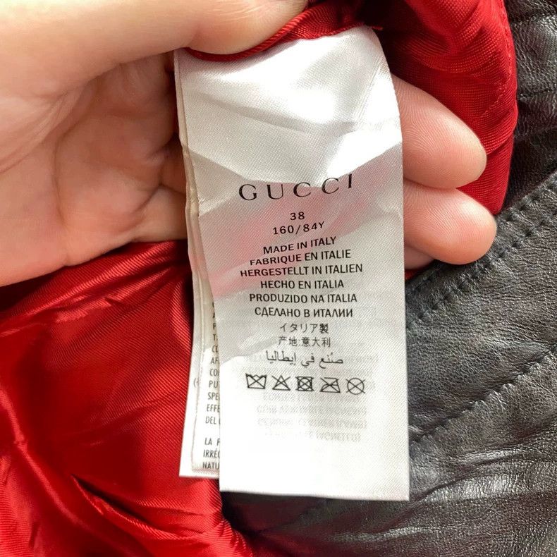 Gucci Gucci Black sheep leather jacket 2505-Nextarrow Size XS / US 0-2 / IT 36-38 - 4 Thumbnail