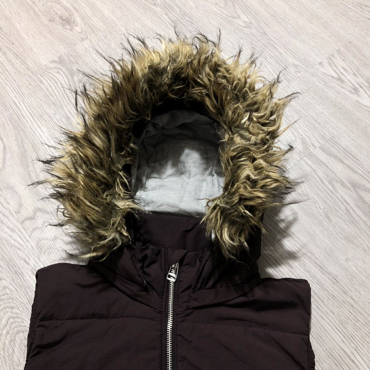 If Six Was Nine 2000s Gap Gothic Punk Style Down Jacket Fur Vest Brown Size US M / EU 48-50 / 2 - 5 Thumbnail