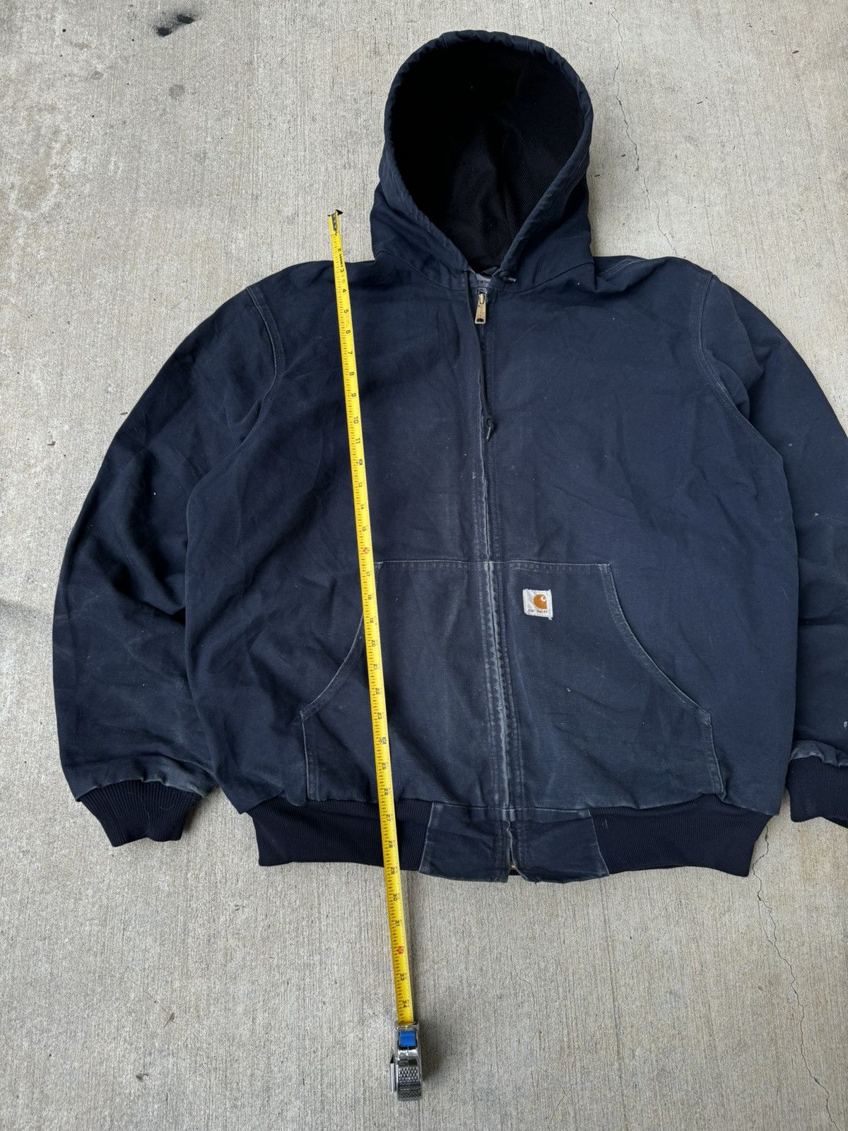 Carhartt × Vintage Vintage navy blue carhartt jacket Size US XL / EU 56 / 4 - 4 Thumbnail