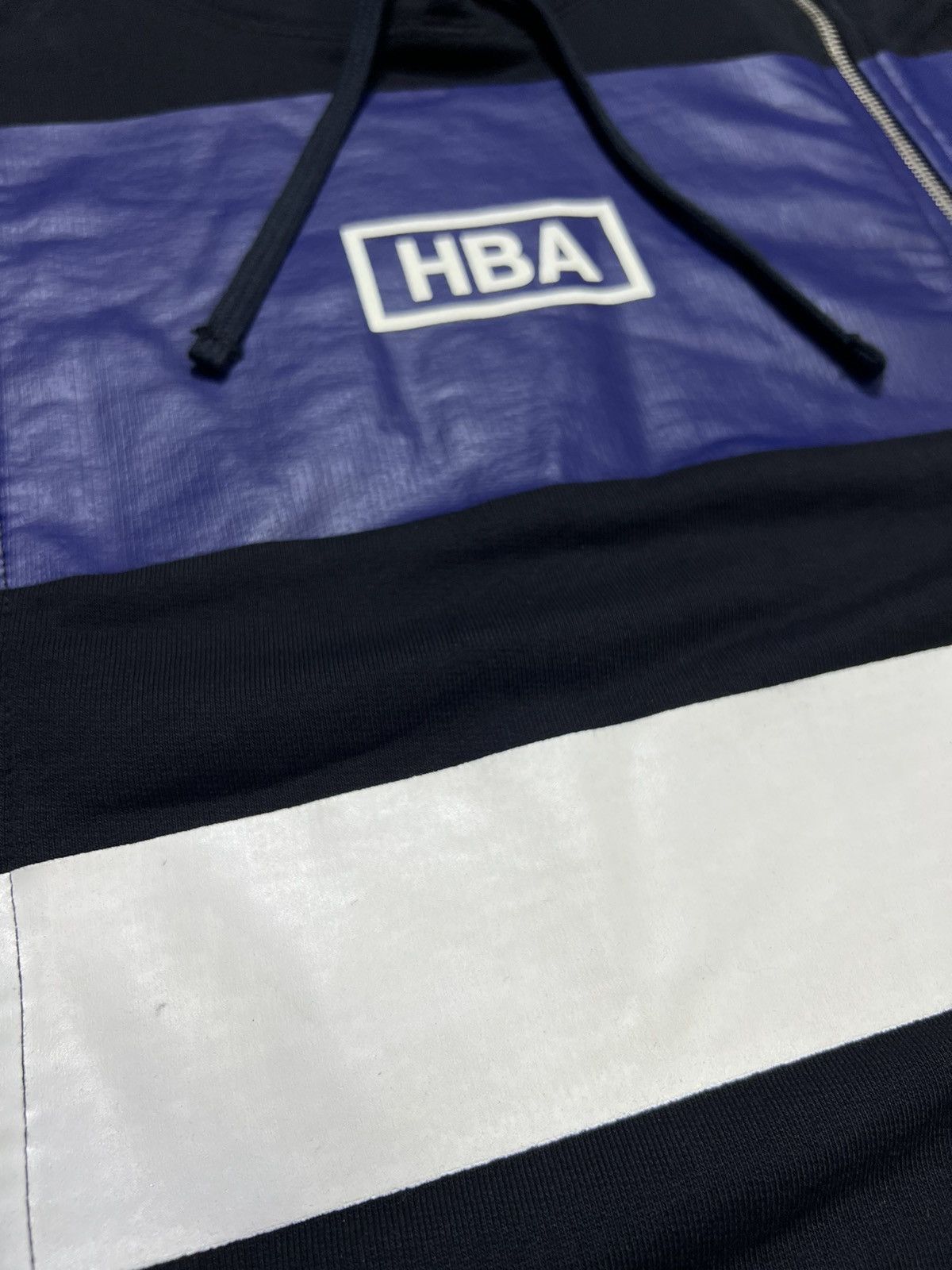 Hood By Air Hood by Air - Color Block Pattern Crewneck Double Zip Hoodie Size US XS / EU 42 / 0 - 11 Thumbnail