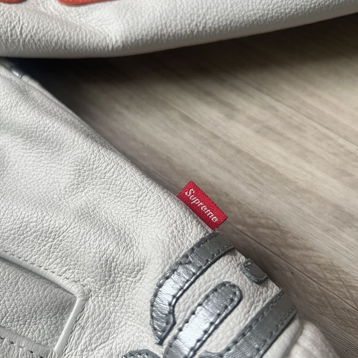 Supreme × Vanson Leathers Supreme x Vanson Leathers Ghost Rider Leather Jacket (White) Size US M / EU 48-50 / 2 - 11 Thumbnail