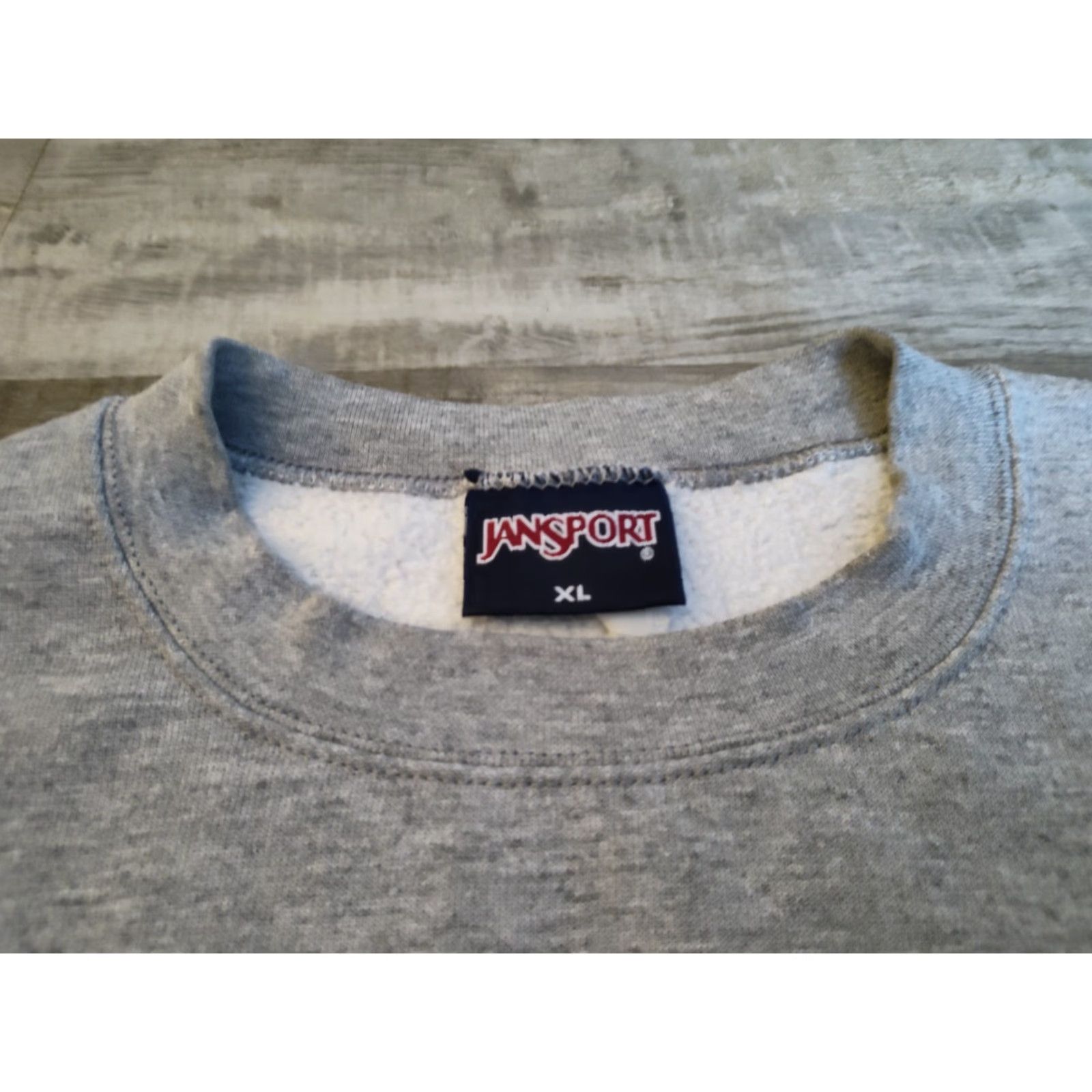 Jansport Vintage Yes JanSport USA Air Force Puff Logo Sweatshirt XL Gray Crewneck Felt Size US XL / EU 56 / 4 - 6 Thumbnail