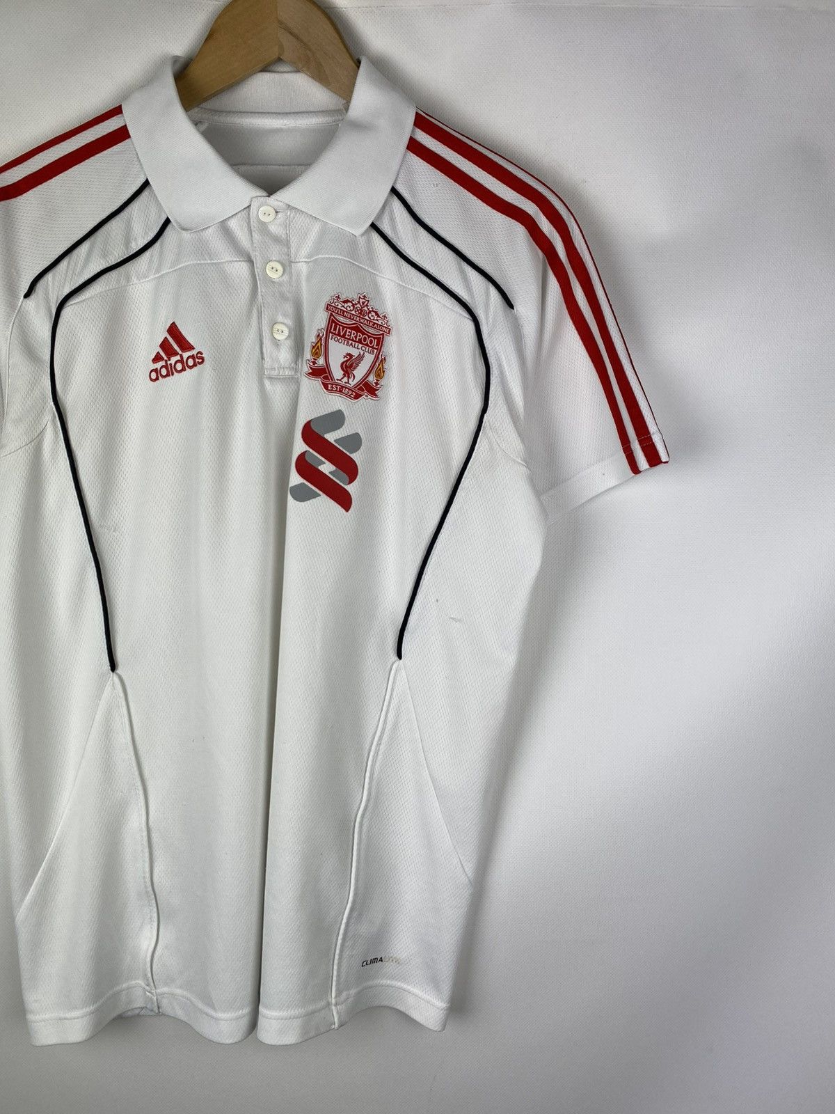 Adidas Adidas Liverpool 2010-11 polo shirt soccer jersey P95537 Size US M / EU 48-50 / 2 - 2 Thumbnail