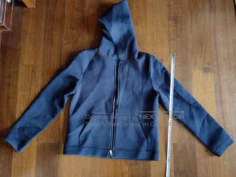 Valentino Valentino Dark blue butterfly zipper space cotton sweatshi Size US XL / EU 56 / 4 - 1 Thumbnail