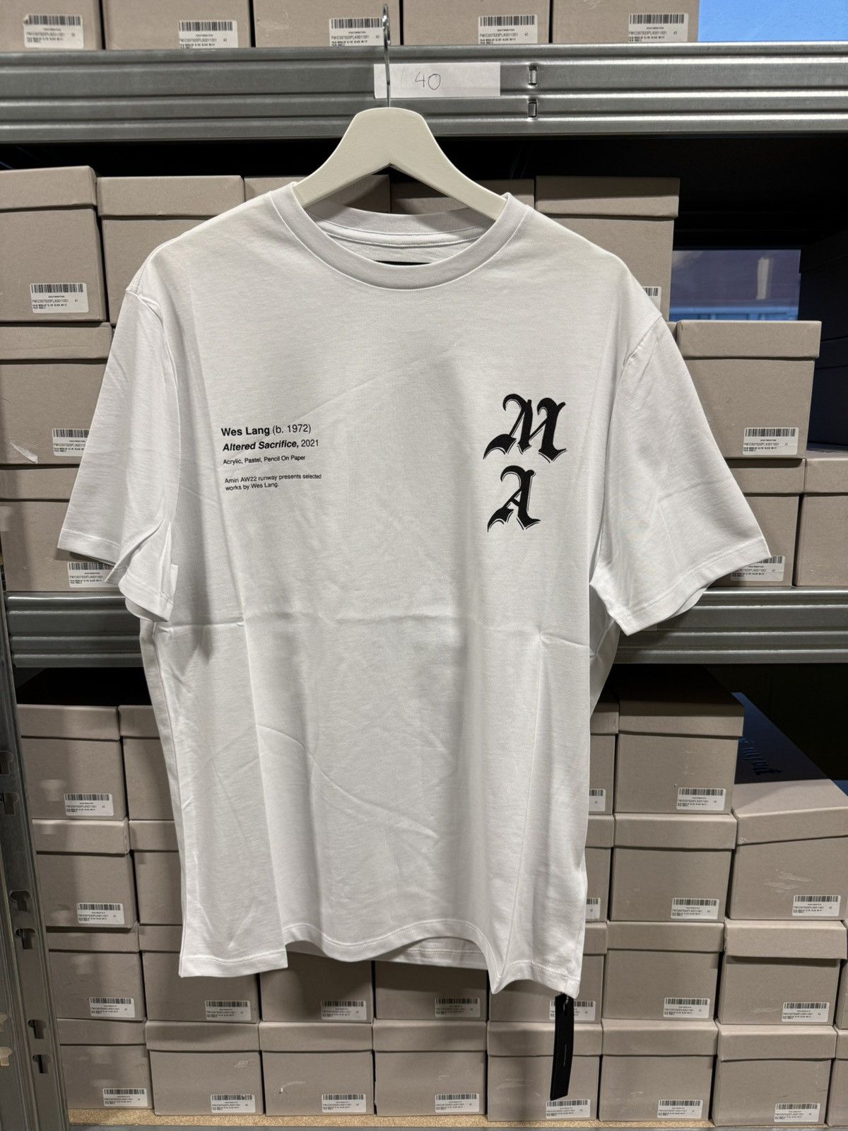Amiri Amiri x Wes Lang T-Shirt Limited NEW 600$ Size US M / EU 48-50 / 2 - 1 Thumbnail
