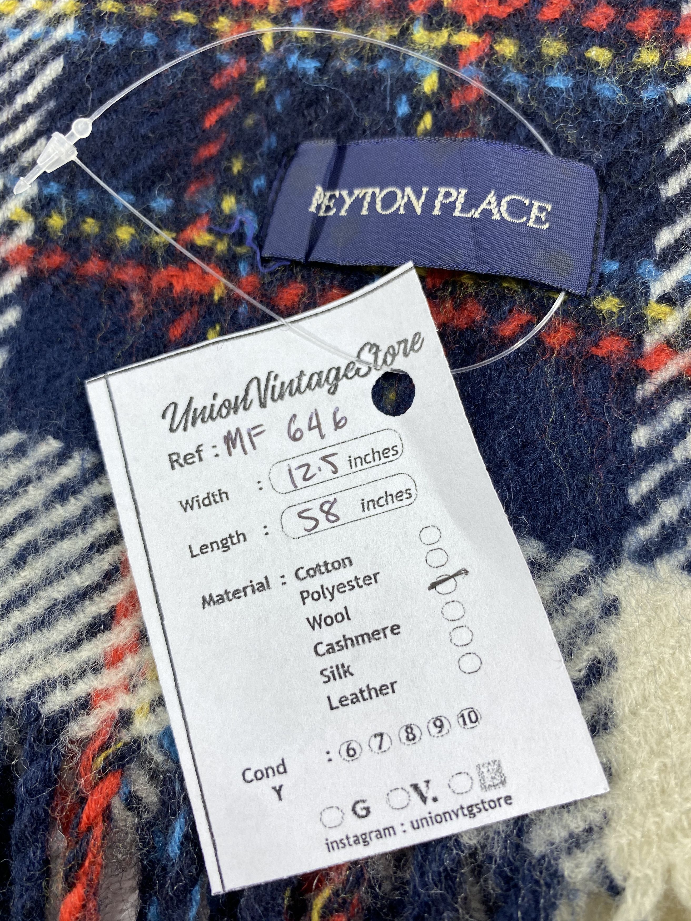 PPFM Vintage Peyton Place Scarf/Muffler/Neckwear MF646 Size ONE SIZE - 4 Thumbnail
