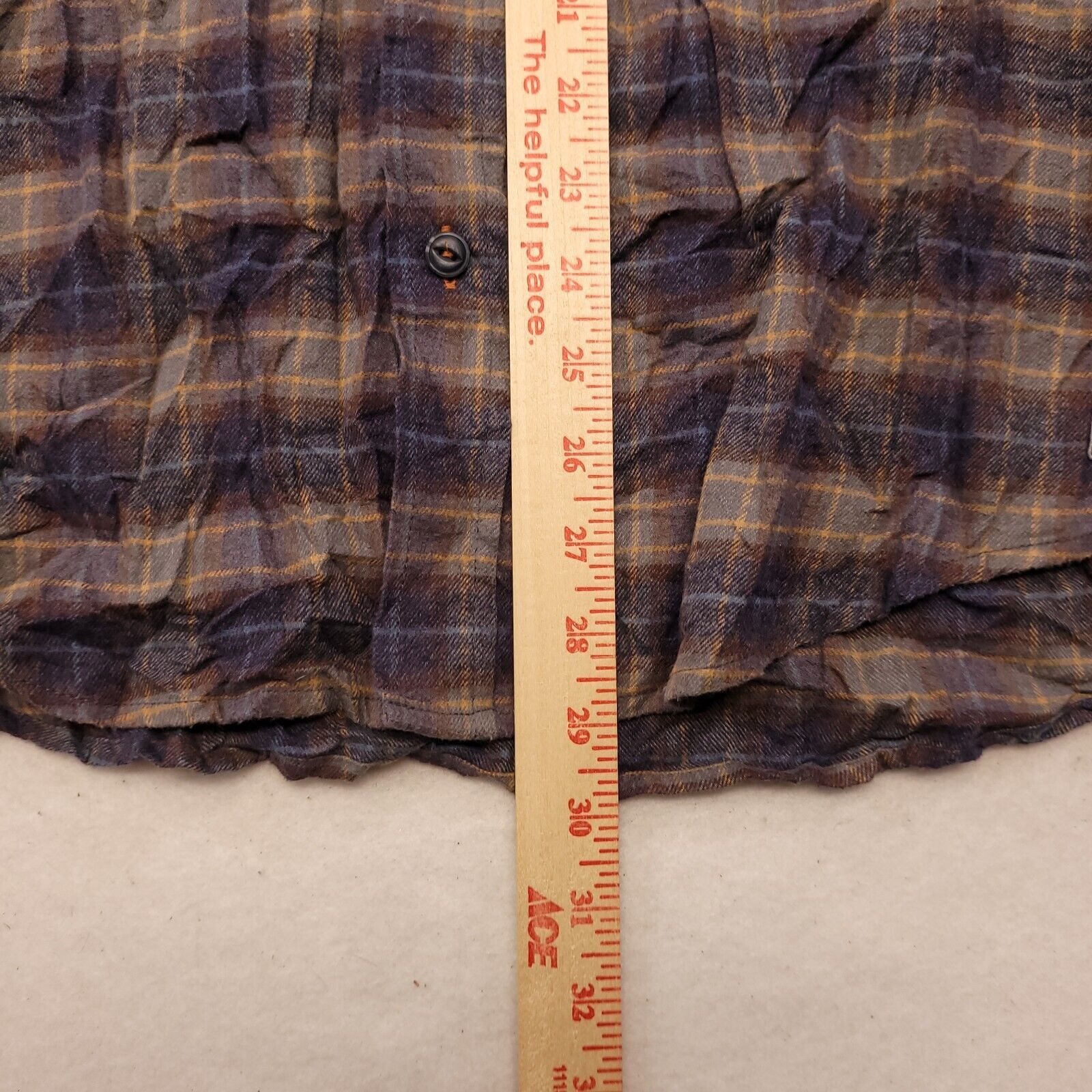 Weatherproof Weatherproof Tartan Flannel Shirt Mens Size L Blue Yellow Size US L / EU 52-54 / 3 - 9 Thumbnail