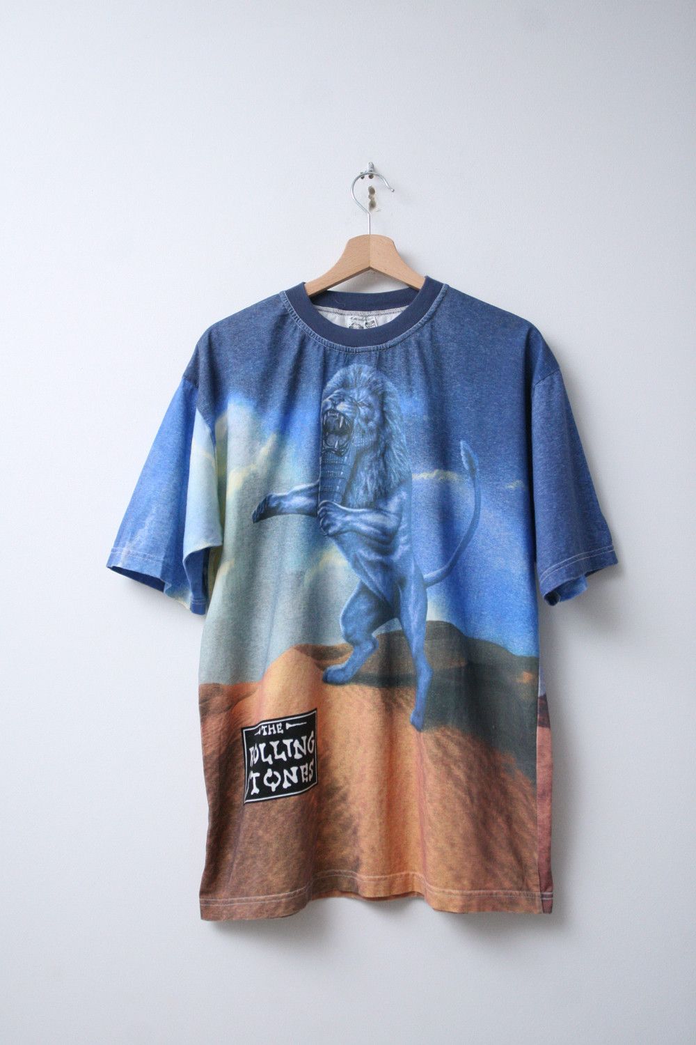 Vintage 1998 Rolling Stones Bridges to Babylon AOP T Shirt