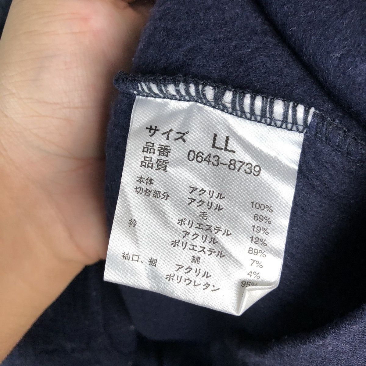 Lindbergh Dark Blue Knitwear sweatshirt #A2299