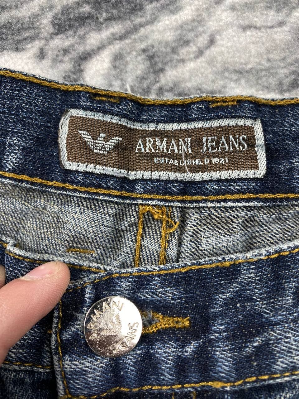 Armani Vintage Armani Denim Baggy Jeans Size US 34 / EU 50 - 11 Thumbnail