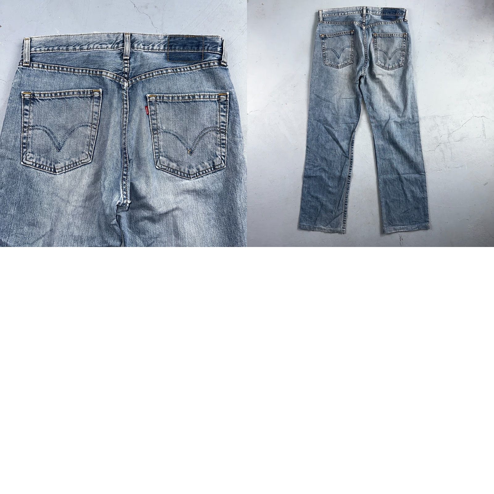Levi's VINTAGE Levi's 501 Jeans Straight Blue Light Wash 33x34 90s Classic Regular Men Ships? Size US 33 - 11 Thumbnail