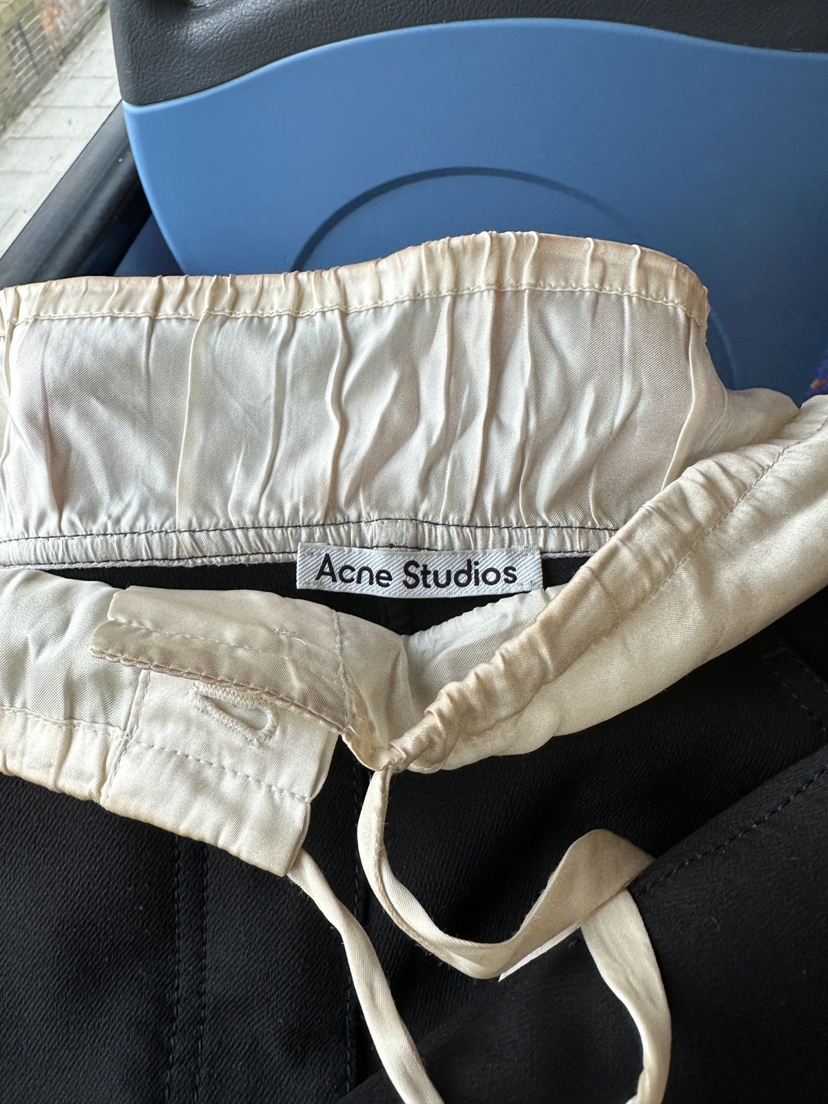 Acne Studios Acne studios satin contrast trousers Size US 34 / EU 50 - 4 Thumbnail