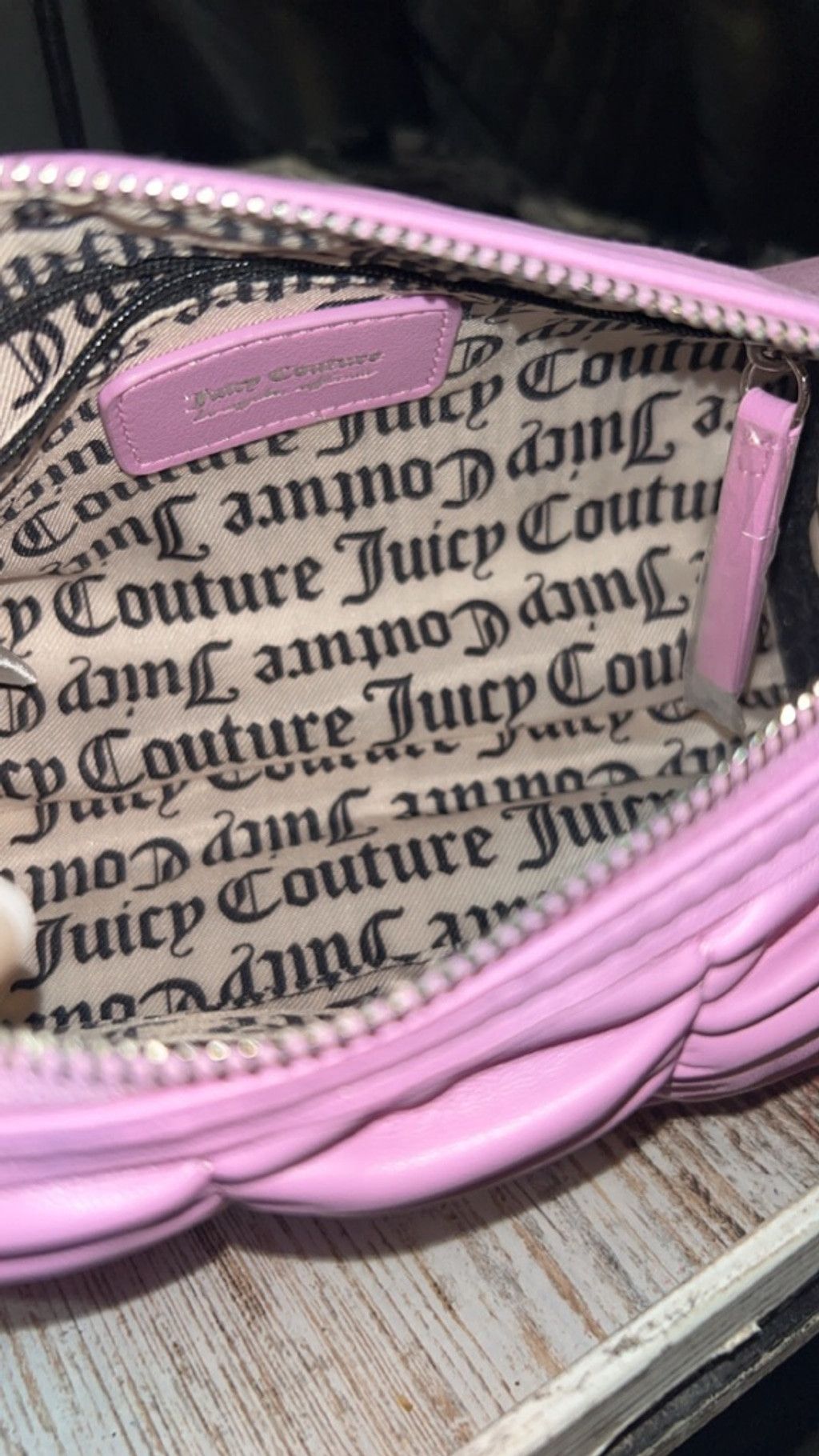 Juicy Couture Women's Juicy Couture Pink One Size Shoulder Bag with Silver Size ONE SIZE - 2 Thumbnail