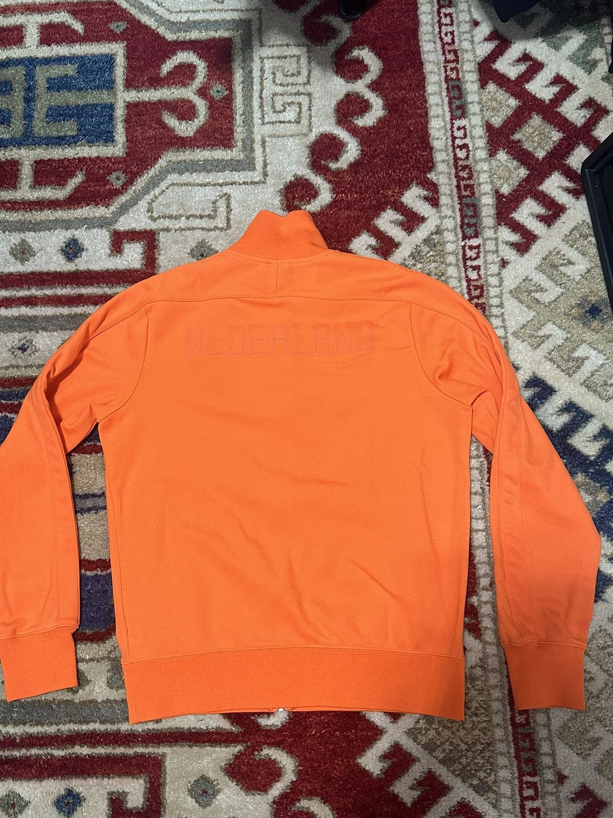 Nike Nike Netherlands Orange Soccer Jacket Size US M / EU 48-50 / 2 - 2 Thumbnail