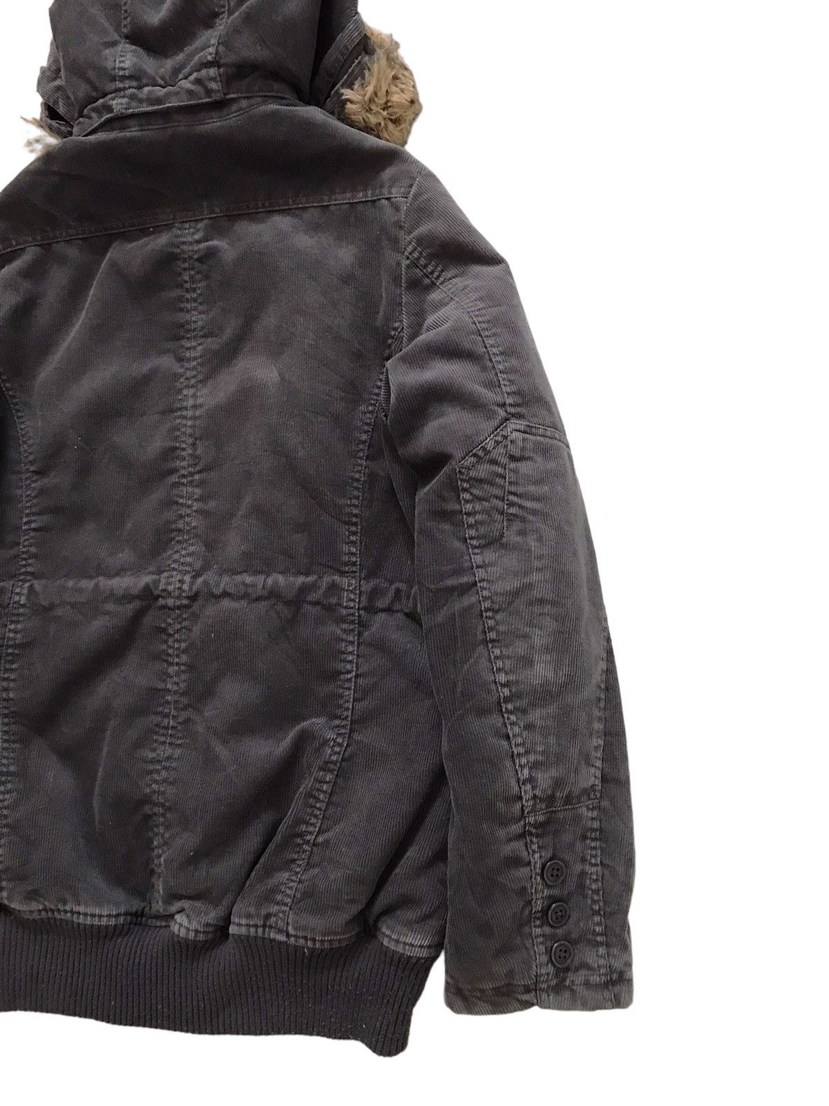 Diesel Diesel M65 Corduroy Shadow Faux Fur Hooded Jacket Size US S / EU 44-46 / 1 - 9 Thumbnail