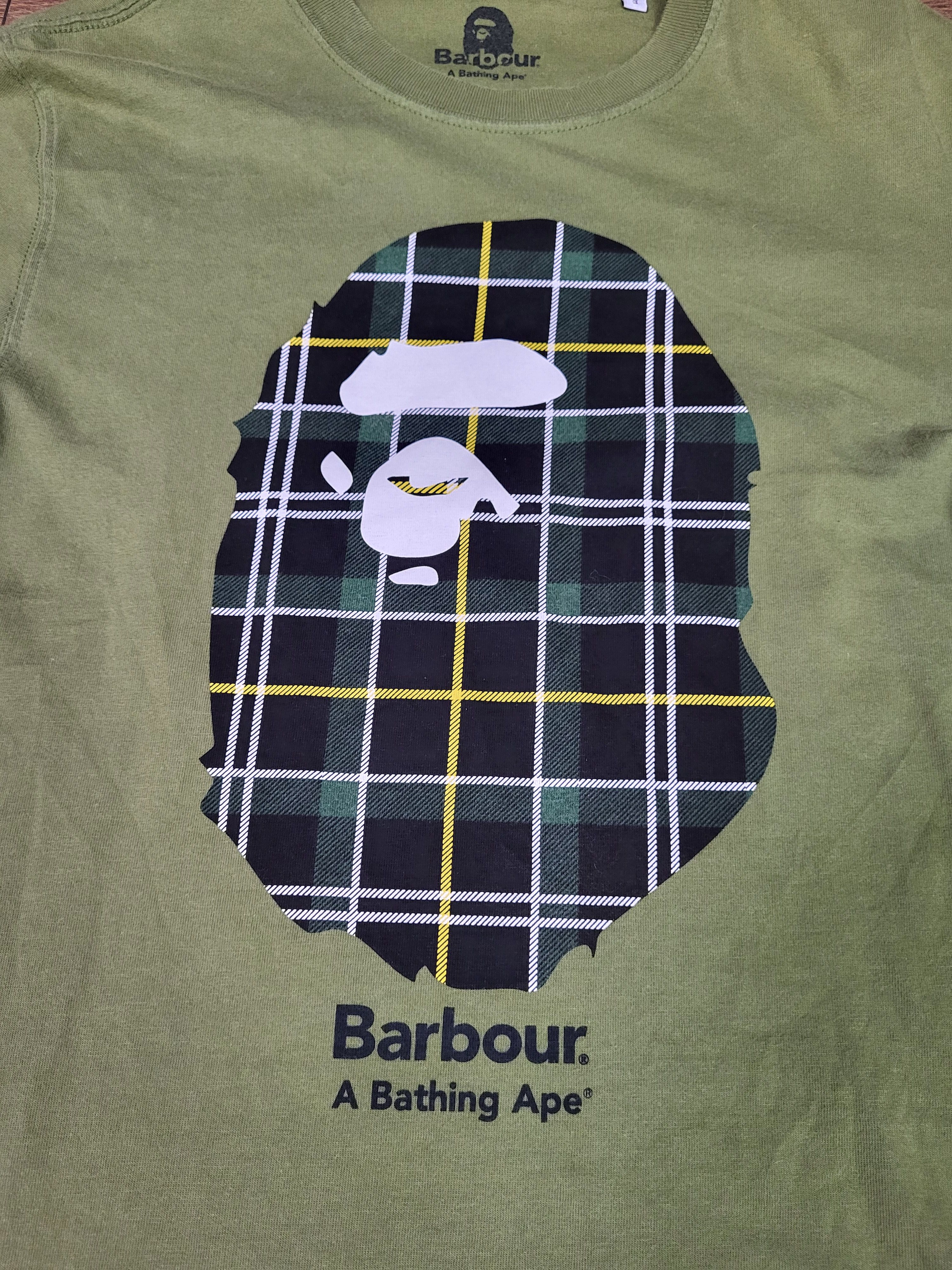 Barbour Barbour x A Bathing Ape tshirt S Size US S / EU 44-46 / 1 - 11 Thumbnail