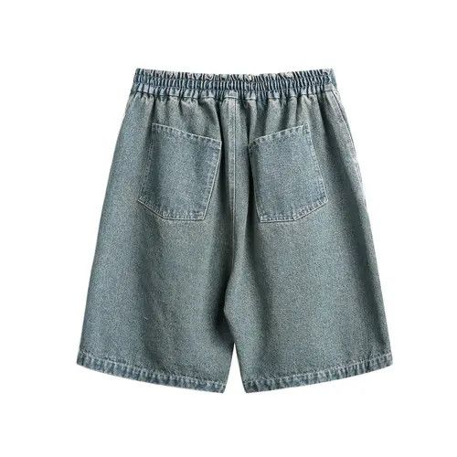 Japanese Brand × Jean Distressed washed retro punk loose character denim shorts Size US 32 / EU 48 - 2 Thumbnail