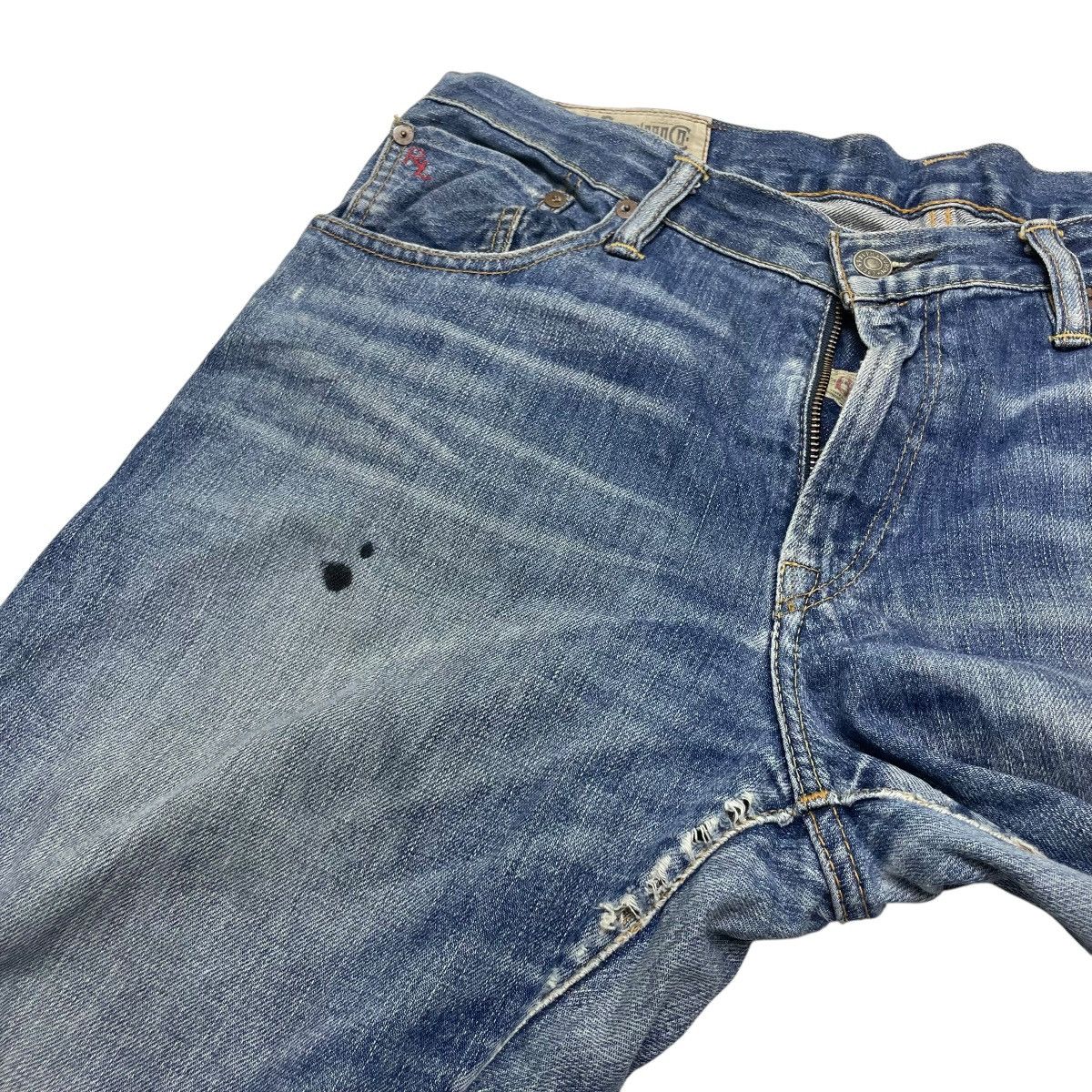 Polo Ralph Lauren × Ralph Lauren × Vintage Vintage Distressed Polo Ralph Lauren Size US 37 - 12 Thumbnail