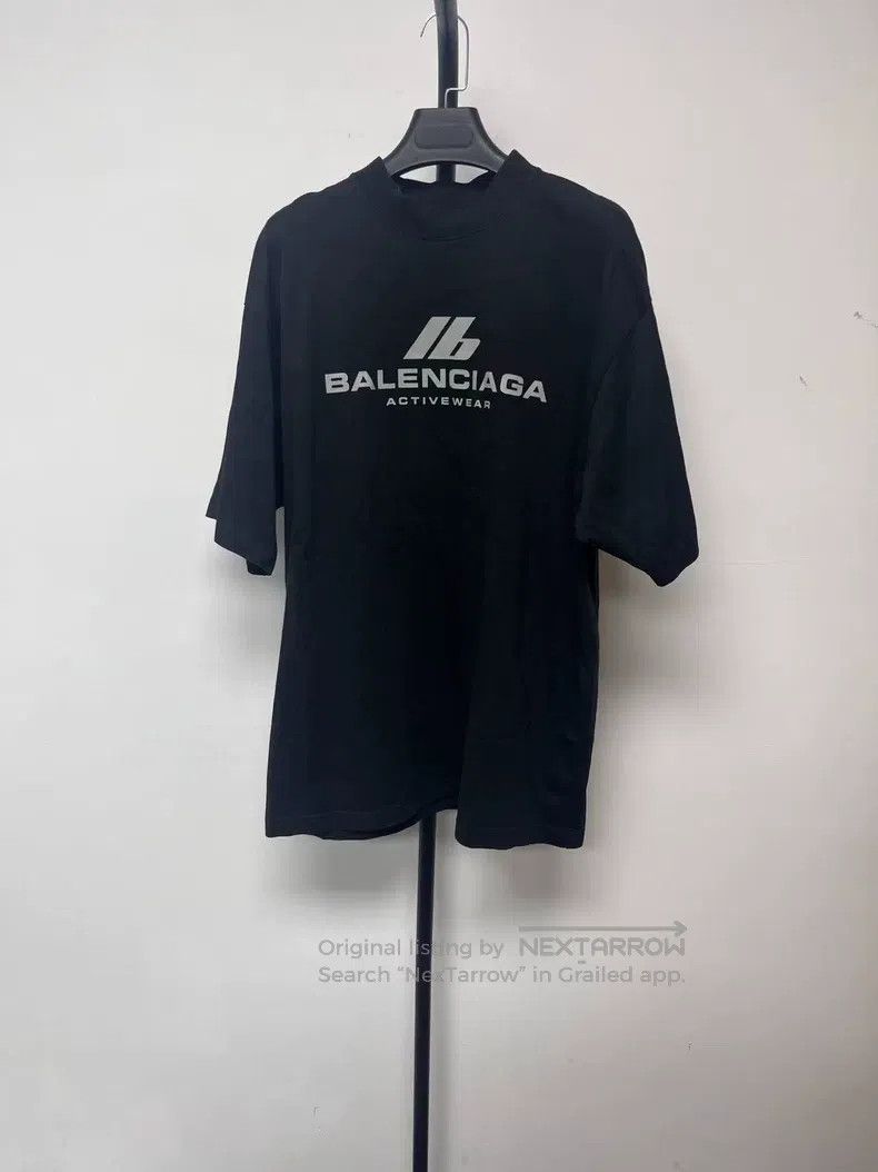 Balenciaga Balenciaga Logo Alphabet Printed Round Neck Short Sleeve Size US S / EU 44-46 / 1 - 1 Thumbnail