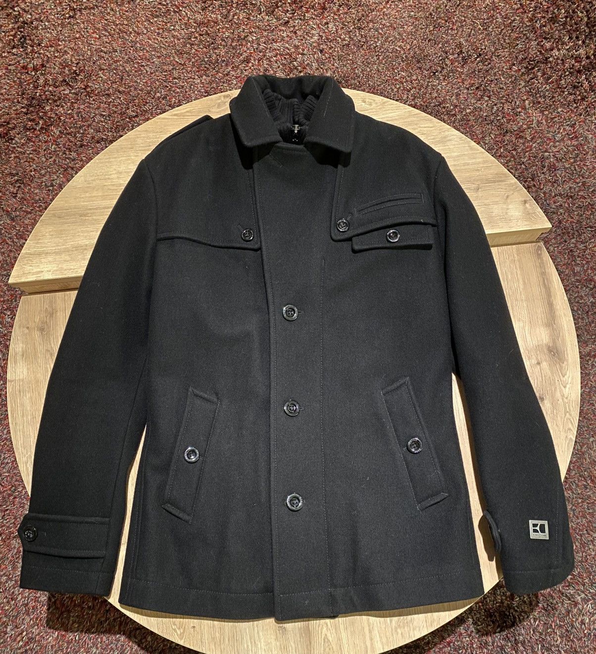 Hugo Boss Hugo Boss Orange - Wool Peacoat Jacket Size US M / EU 48-50 / 2 - 2 Thumbnail