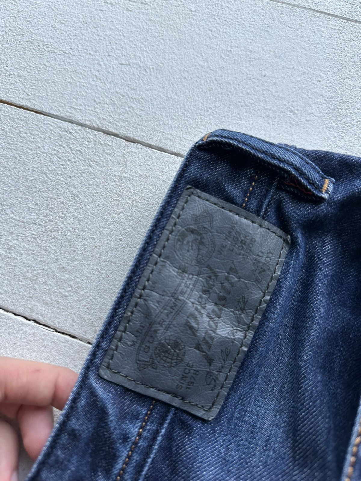 Diesel VNTG 🚨 Y2K Diesel Industry shorts Streetwear blue faded Size US 31 - 4 Thumbnail