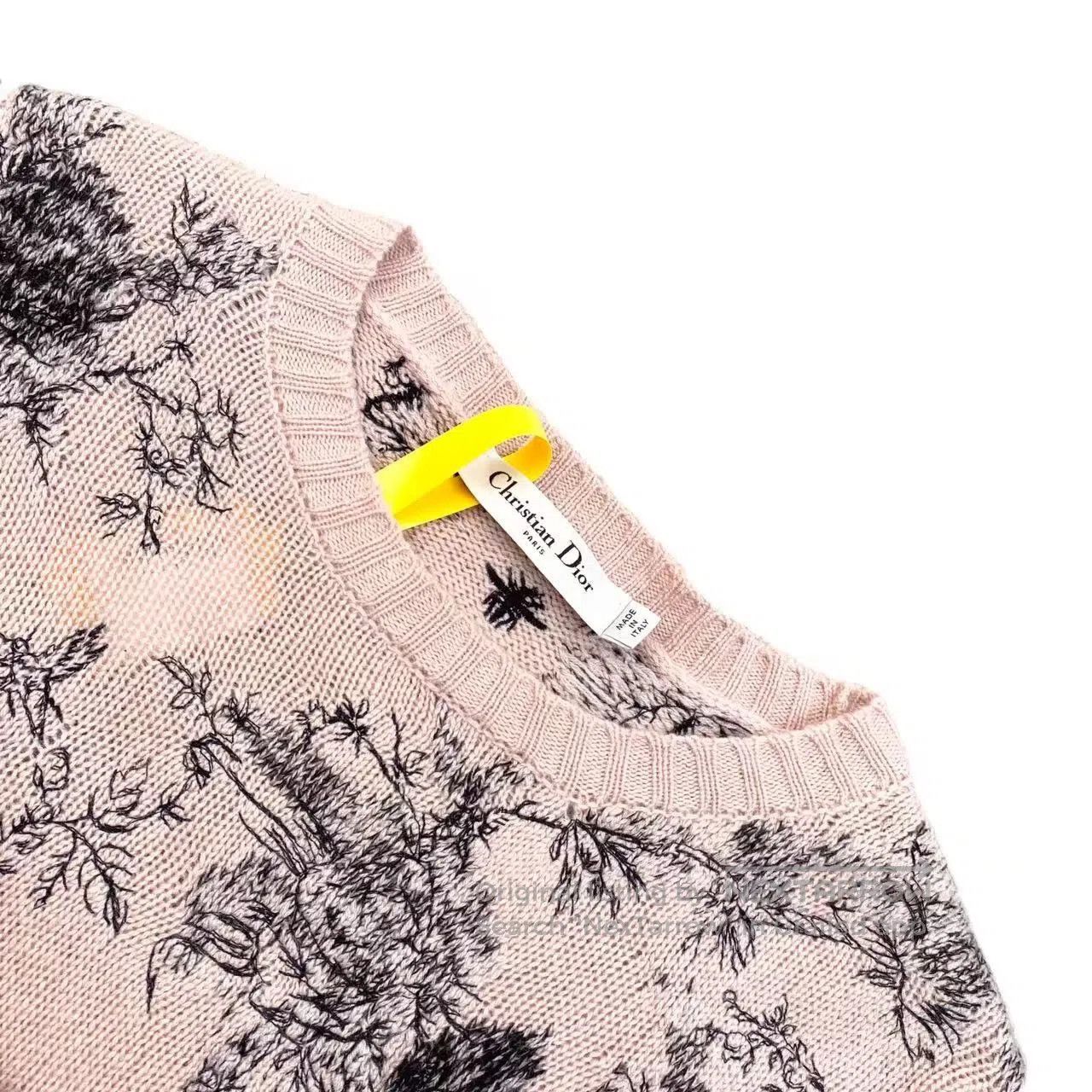 Dior Dior Jungle embroidery knitted sweater| Size XXS / US 00 / IT 34 - 3 Thumbnail