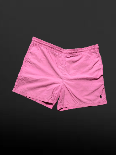 Polo Ralph Lauren Polo Ralph Lauren Swimwear Pink Logo Casual SHORTS Size US 32 / EU 48 - 1 Thumbnail