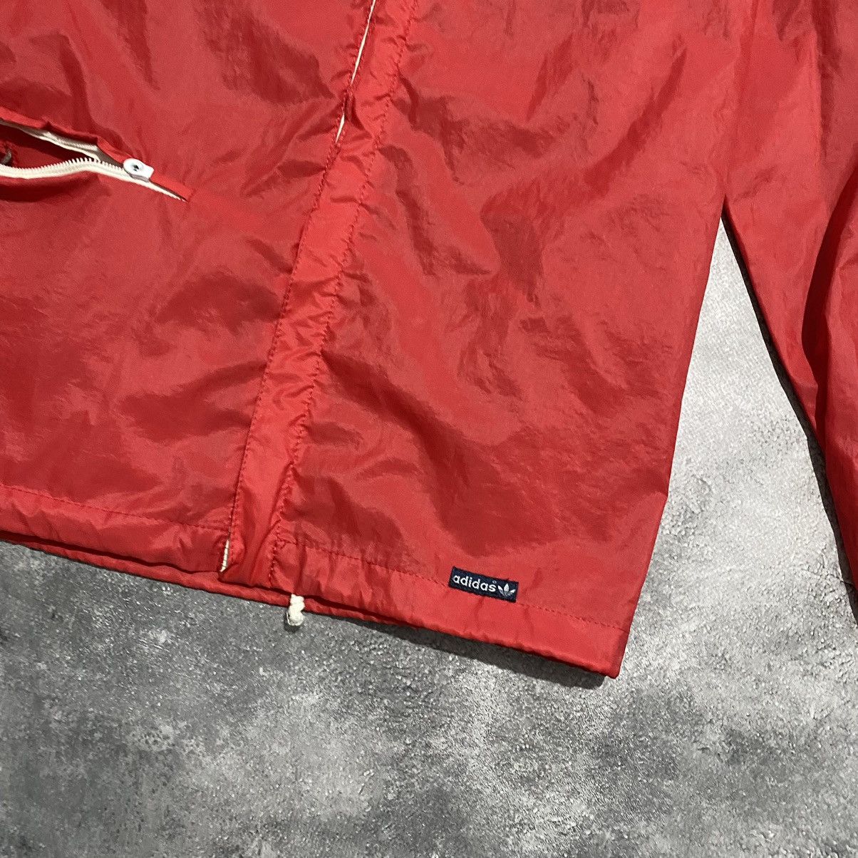 Vintage Rare Vintage 70’s Adidas Ventex Red Raincoat Fullzip Jacket Size US M / EU 48-50 / 2 - 2 Thumbnail