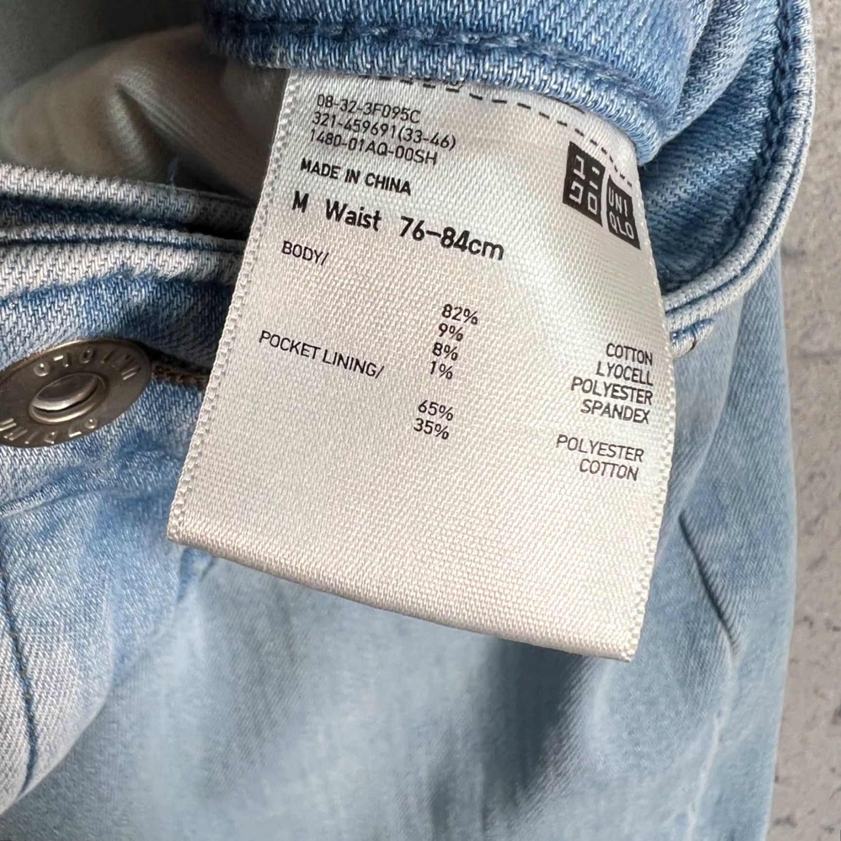 Uniqlo Uniqlo Jeans Womens Slim Skinny High-Waisted Light Wash 29in 28in Inseam Size M Blue Cotton Blend Denim 5-Pocket Size 32" / US 10 / IT 46 - 3 Thumbnail