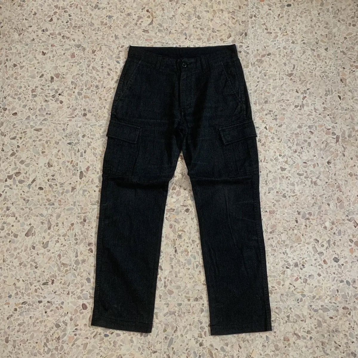 image of Archival Clothing x Military Japanese Vintage Utility Twill Hbt Trousers Cargo Pants in Black (Size