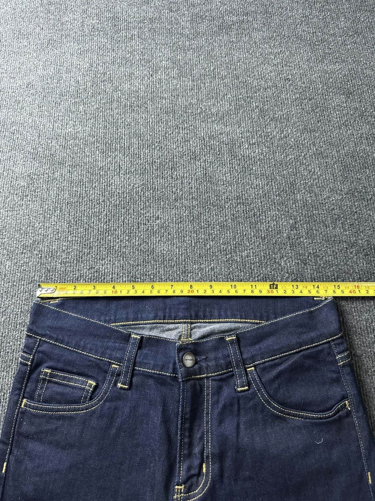 Carhartt 00s Carhartt Rebel Pant Raw Indigo Denim Workwear Jeans Size US 28 / EU 44 - 18 Thumbnail