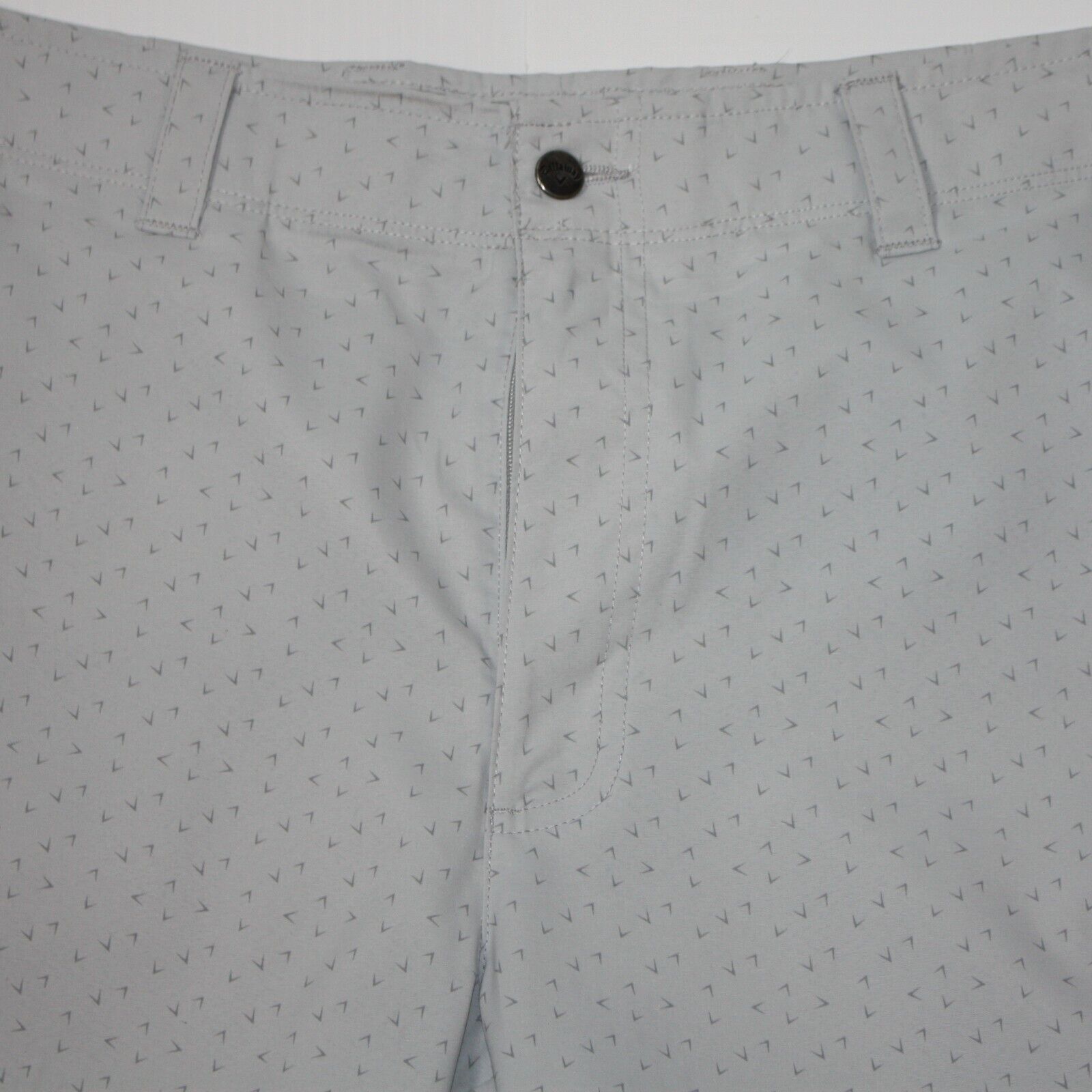 Callaway Men's Logo Print Golf Shorts in Light Gray Color size 36 Size US 36 / EU 52 - 2 Thumbnail