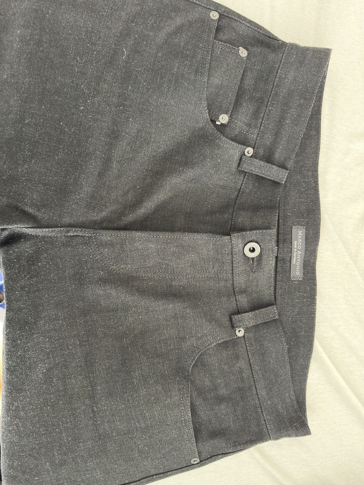 Other Handmade MarcAntonio Blackout Selvedge Denim Custom Cut 34 Size US 34 / EU 50 - 4 Thumbnail